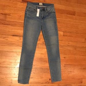 NWT J.Crew 9" high-rise jeggings light blue wash